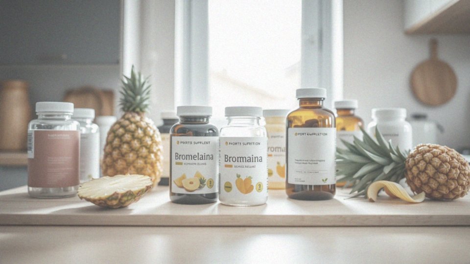 Jakie suplementy diety zawierają bromelainę?