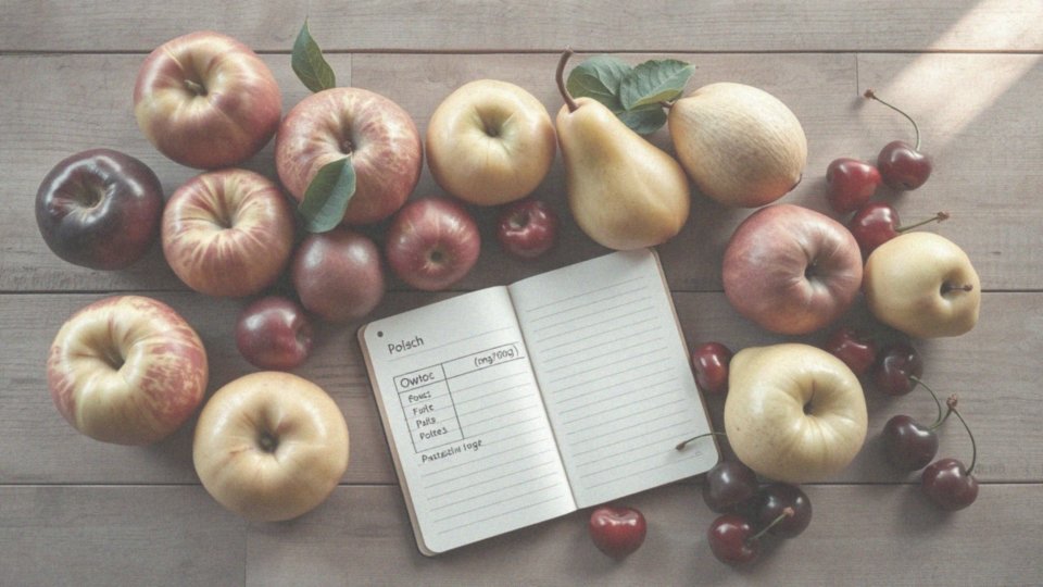 Jak powinna wyglądać tabela zawartości potasu w owocach?