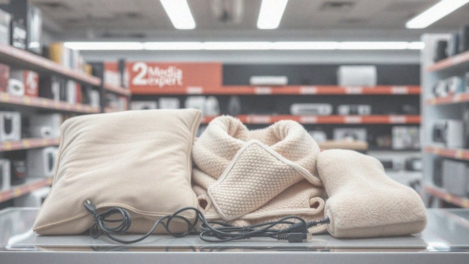 Jakie są dostępne rodzaje poduszek elektrycznych w sklepie Media Expert?