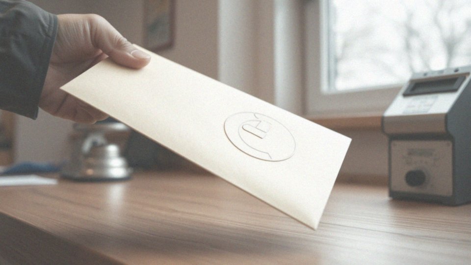 Jakie są warunki nadania listu poleconego dla osób niewidomych i niedowidzących?