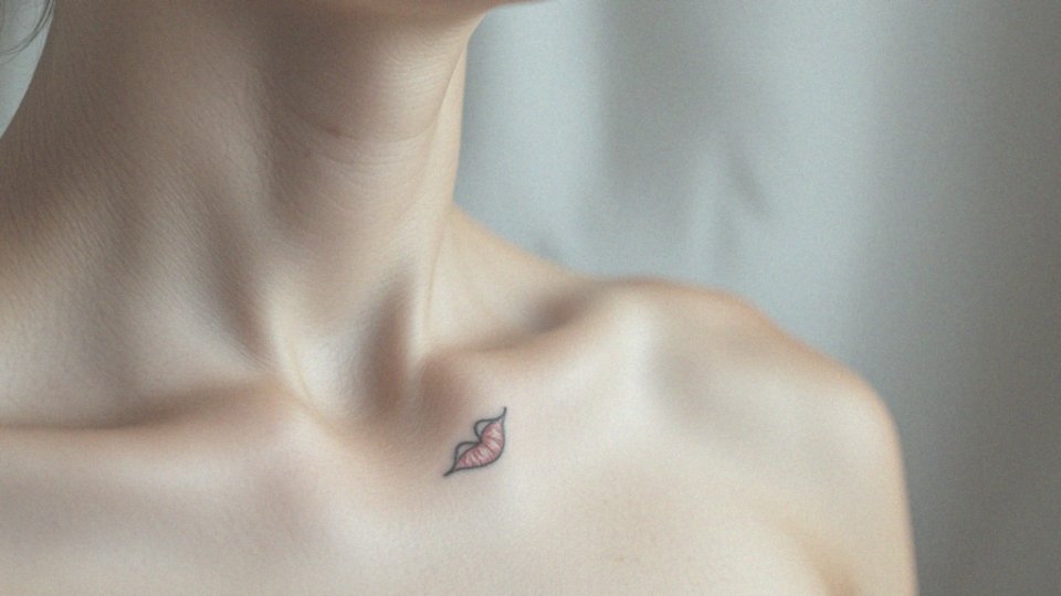 Jakie osobiste znaczenie ma tatuaż usta na szyi dla właściciela?