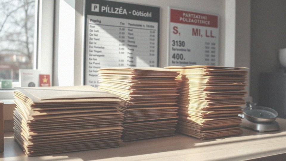 Jakie są ceny za przesyłki nierejestrowane?