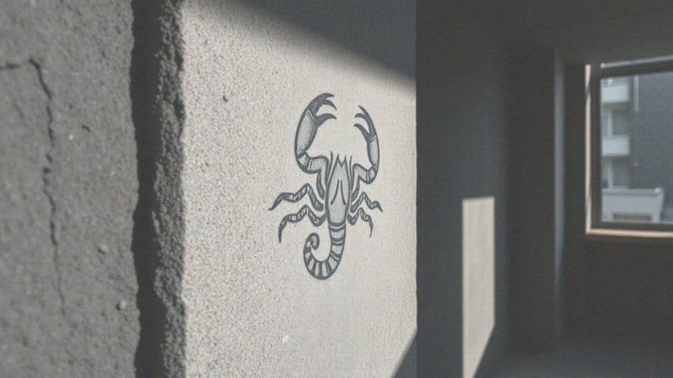Jak tatuaż skorpiona symbolizuje siłę i męskość?