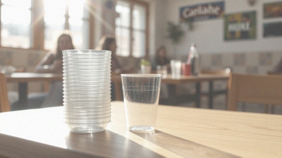 Dlaczego kubek plastikowy jest transparentny?